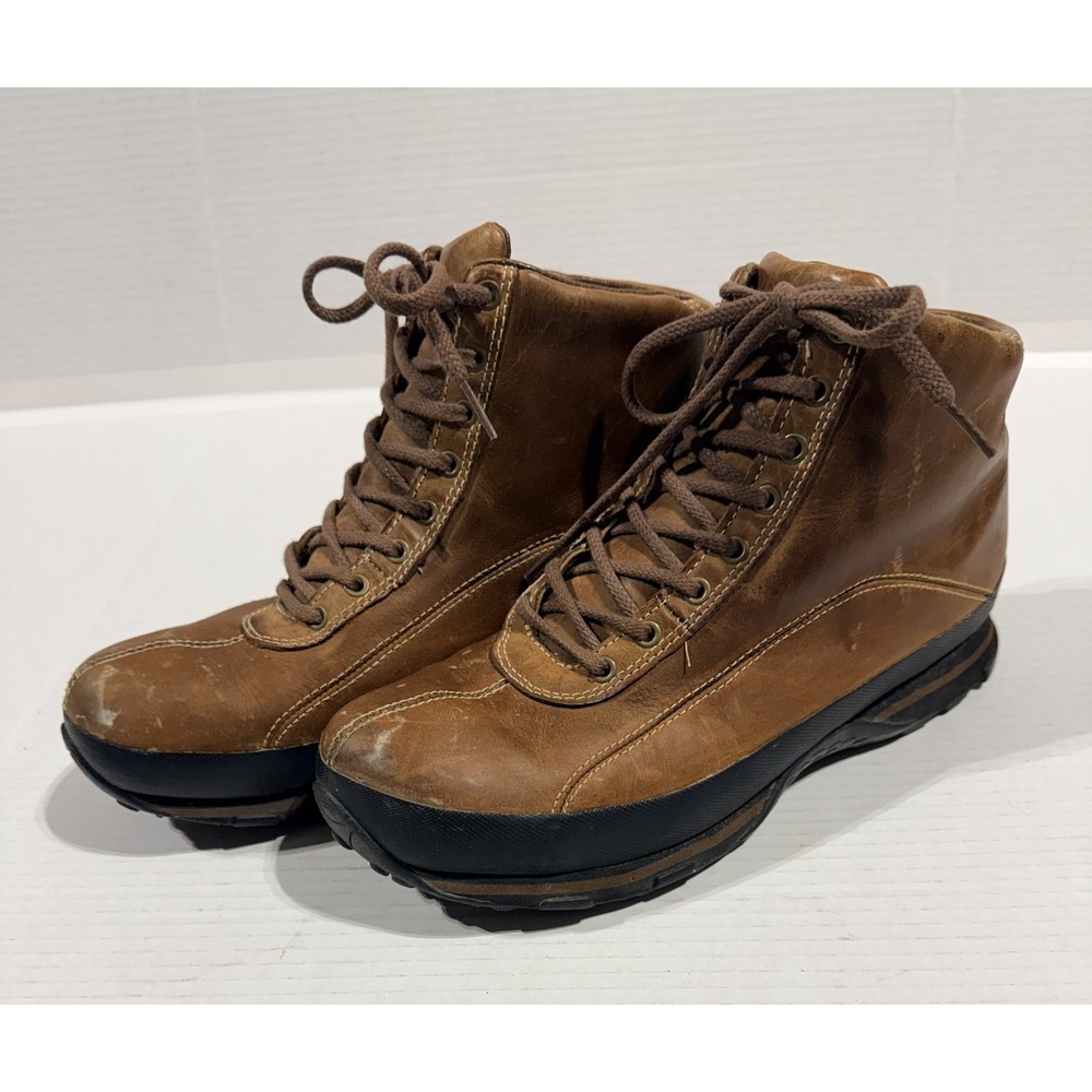 LL BEAN‎ - Men's VTG Brown Waterproof Leather Walking Hiking Boots - Men's 10